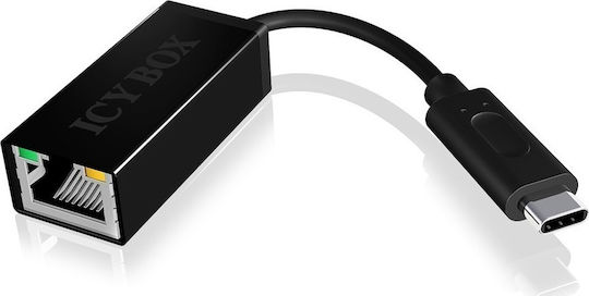 Icy Box IB-AC535-C Αντάπτορας Δικτύου USB-C με Ενσύρματη Σύνδεση Ethernet