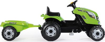 Kids Foot-to-Floor Ride On Tractor with Trailer & Pedal Farmer XL Green