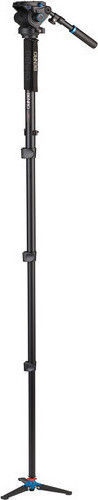 Benro Benro Photography & Video Monopod A48FDS6 Aluminum with Tripod Base with Hydraulic Head and 6kg Maximum Load