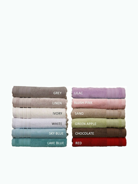 Anna Riska Πετσέτα Χεριών Soft 30x50εκ. Linen Βάρους 600gr/m²