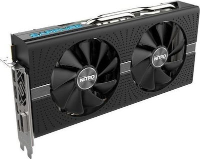 Sapphire Radeon RX 580 8GB GDDR5 Nitro+ Κάρτα Γραφικών PCI-E x16 3.0 με 2 HDMI και 2 DisplayPort