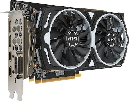 MSI Radeon RX 580 8GB GDDR5 Armor OC Κάρτα Γραφικών