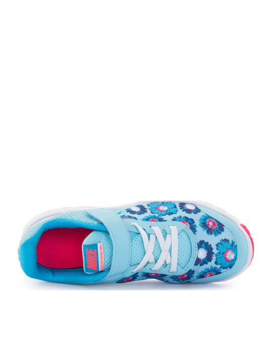 Flex Experience Flex Experience 5 Print PS Kids Sports Shoes Running with Hoop & Loop Closure Light Blue