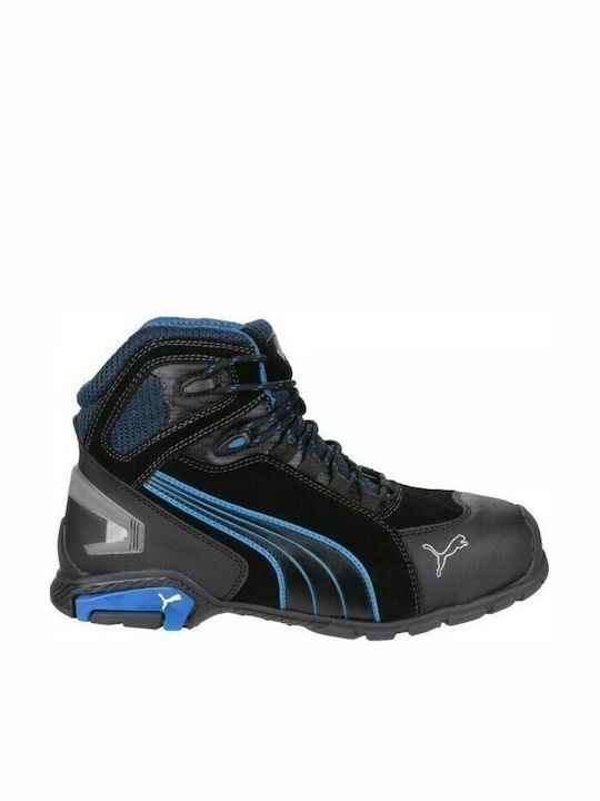 PUMA Rio Waterproof Boots Safety Black S3 with Certification P,SRC