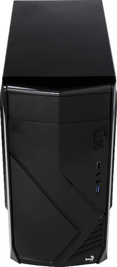Aerocool CS-102 Mini Tower Κουτί Υπολογιστή Μαύρο