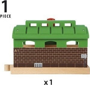Brio Toys Train Garage Set mit Zug aus Holz
