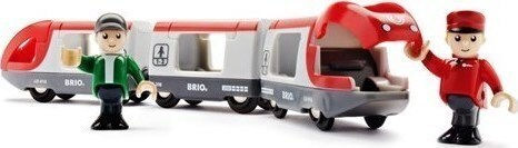 Brio Toys Travel Σετ με Τρενάκι από Ξύλο για 3+ Ετών
