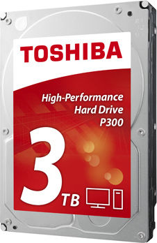 Toshiba P300 3TB HDD Σκληρός Δίσκος 3.5" SATA III 7200rpm με 64MB Cache για Desktop