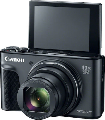 Canon PowerShot SX730 HS Compact Φωτογραφική Μηχανή 20.3MP Οπτικού Ζουμ 40x με Οθόνη 3" και Ανάλυση Video Full HD (1080p) Μαύρη