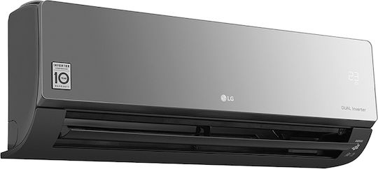 LG ArtCool Mirror BP Air Conditioner Inverter 9000 BTU A++/A+ with Ionizer and WiFi Black