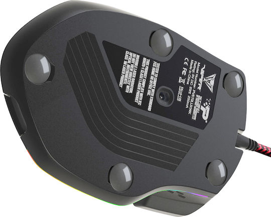 Patriot Viper V570 RGB Laser Gaming Ποντίκι 12000 DPI Μαύρο
