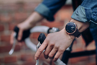 Suunto Spartan Sport Wrist HR Stainless Steel 50mm Waterproof Smartwatch with Heart Rate Monitor (Black)