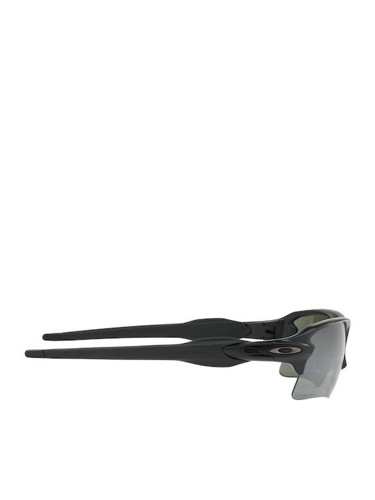 Oakley Flak 2.0 XL Унисекс Слънчеви Очила с Черна Пластмасова Рамка и Черни Огледални Стъкла OO9188-73
