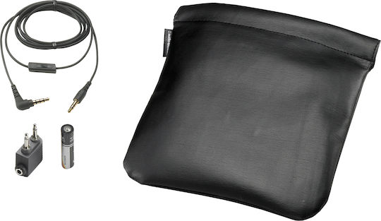 Audio Technica ATH-ANC50iS Wired Over Ear Headphones with 40 hours of Operation Black