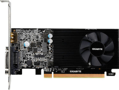 Gigabyte GeForce GT 1030 2GB GDDR5 Low Profile Κάρτα Γραφικών