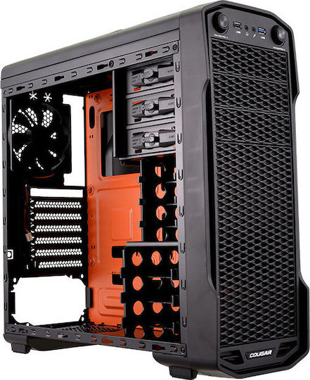 Cougar MX310 Gaming Middle Tower Carcasă PC cu Deschidere Laterală Neagră