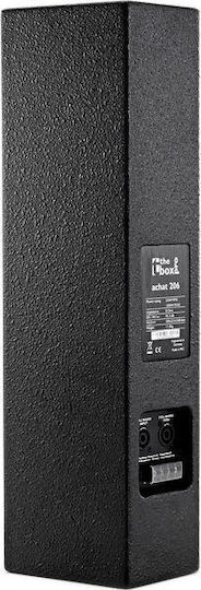 The Box Pro Achat 206 Пасивен Говорител PA 250W με Woofer 6" 20x22x57εκ. σε Черен Χρώμα