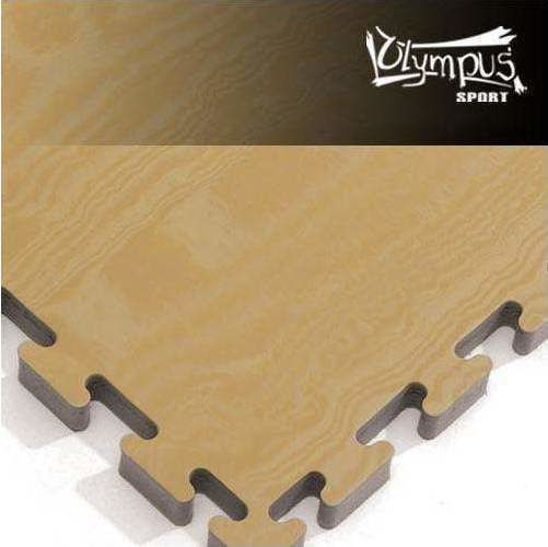 Olympus Sport EVA Gym Floor Puzzle Tatami Mat Sport Floor Mats Eva Foam Wood Profile Brown 100x100x2.5cm