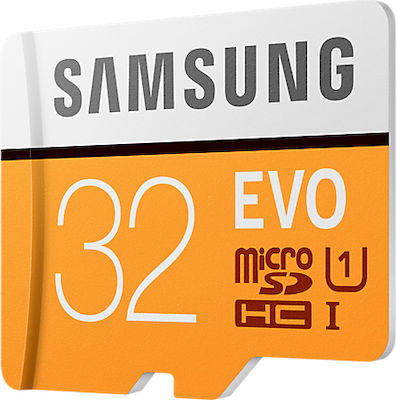 Samsung Evo microSDHC U1 UHS-I 95MB/s με αντάπτορα