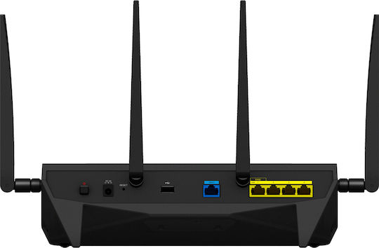 Synology RT2600AC v2 Drahtlos Router Wi‑Fi 5 mit 4 Anschlüssen Gigabit Ethernet