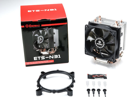 Enermax ETS-N31-02 CPU Kühlung für Socket /A/M/4/ / / /1/1/5/x/ / Schwarz