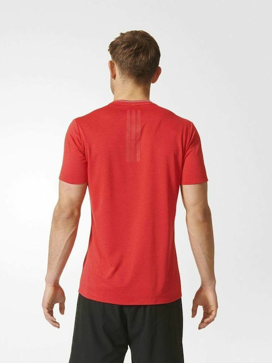 Adidas Supernova Men's Athletic T-shirt Short Sleeve Red