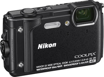 Nikon Coolpix W300 Compact Aparat Foto 16MP Cu Zoom Optic 5x cu Ecran 3" și Rezoluție Video 3840 x 2160 pixeli Întuneric