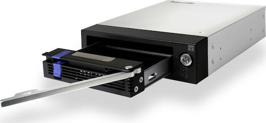 Icy Dock DataCage DataCage Basic 3.5 inch Hot-Swap SATA/SAS HDD Mobile Rack Backplane Cage for External 5.25 Inch Drive Bay Μαύρο MB876SK-B