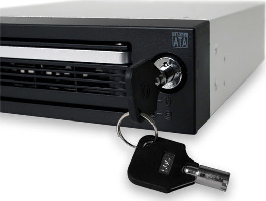 Icy Dock DataCage DataCage Basic 3.5 inch Hot-Swap SATA/SAS HDD Mobile Rack Backplane Cage for External 5.25 Inch Drive Bay Μαύρο MB876SK-B