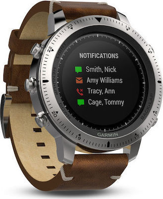 garmin chronos leather band