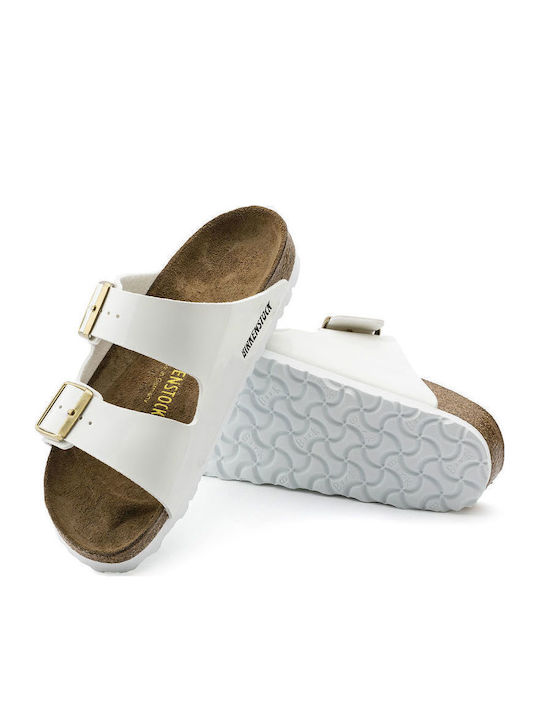 Arizona Women's Anatomic Sandals White Narrow Fit