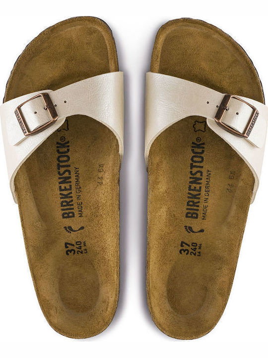 Madrid Birko-Flor Women's Flat Sandals Anatomic Graceful Antique Lace Narrow Fit