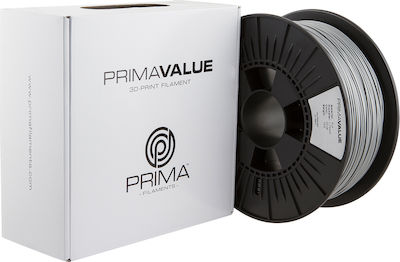 3D Prima PrimaValue PLA 3D Printer Filament 1.75mm Silver 1kg