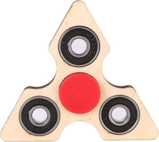 Fidget Spinner Ninja Wooden Three Leaves 3 minutes Ξύλινο Μπεζ