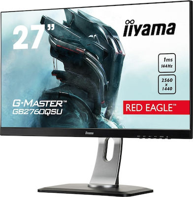 Iiyama G-Master GB2760QSU-B1 TN Monitor de jocuri 27" QHD 2560x1440 144Hz cu Timp de Răspuns 1ms GTG