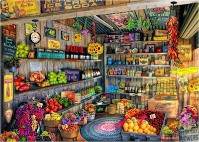 The Farmers Market Puzzle 2D 2000 Pieces