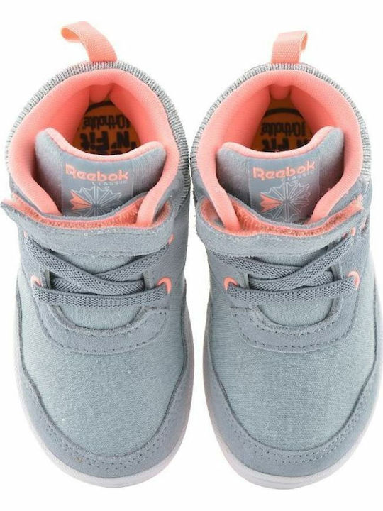 Ventureflex Sneaker Boot Leather Kids Boots with Laces Gray
