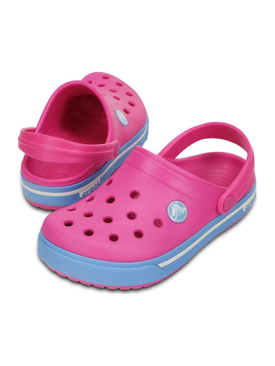 Crocs Παιδικά Ανατομικά Σαμπό Θαλάσσης Crocband Φούξια