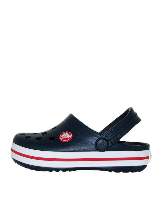 Crocband Παιδικά Ανατομικά Σαμπό Θαλάσσης Navy Μπλε Navy/Red