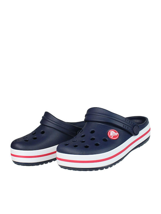 Crocband Παιδικά Ανατομικά Σαμπό Θαλάσσης Navy Μπλε Navy/Red