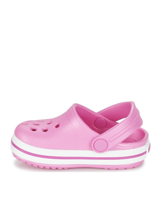 Crocband Children's Anatomical Beach Clogs Pink