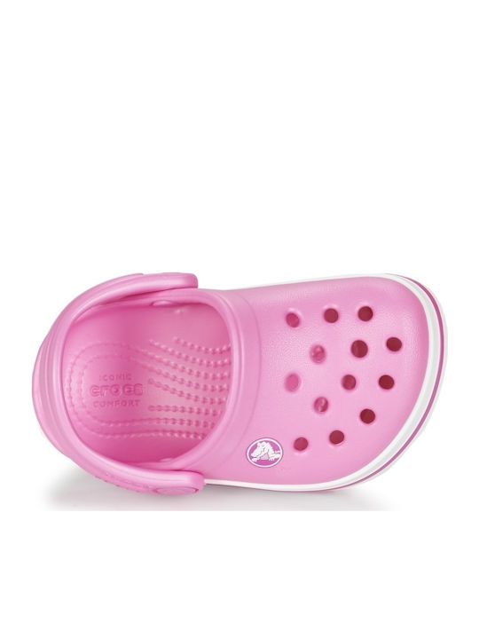 Crocband Children's Anatomical Beach Clogs Pink