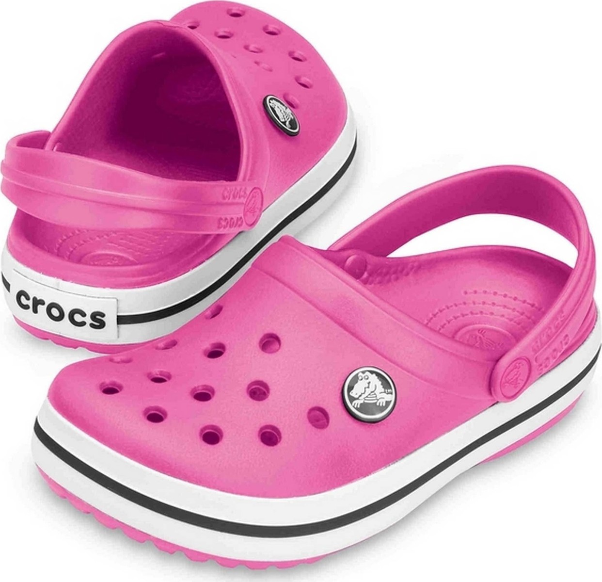 womens fuchsia crocs