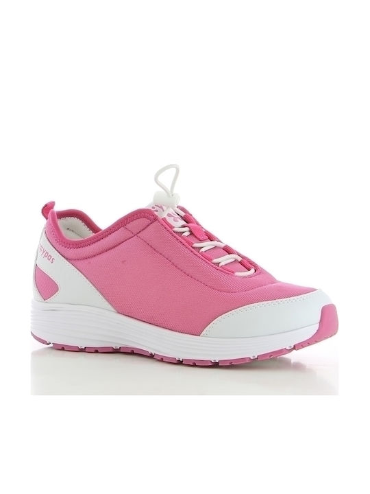 Oxypas Maud Low Work Pink OB with Certification SRA,SRC