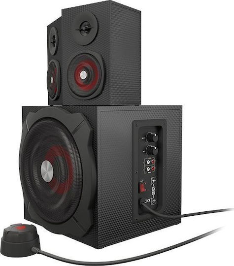 Genesis Helium 600 Difuzoare de Calculator 2.1 cu Putere 60W în Negru Culoare