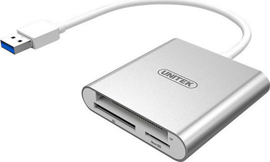 Unitek USB3.0 to Multi-In-One Aluminium Card Reader