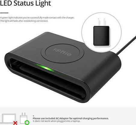 iOttie Ασύρματος Φορτιστής (Qi Pad) Μαύρος (iON)