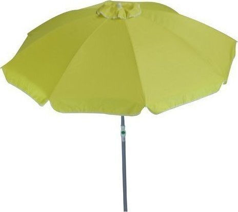 Summer Club Mare Folding Aluminum Beach Umbrella Diameter 2m with UV Protection and Air Duct Beige