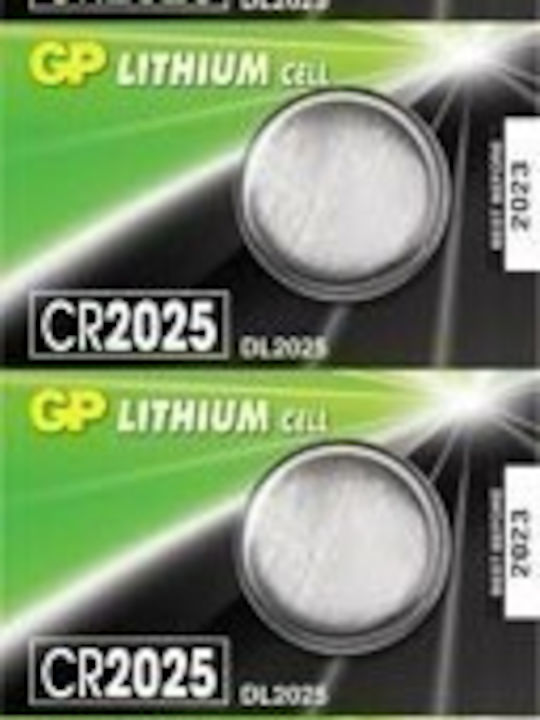 GP Batteries Lithium Cell Μπαταρίες CR2025 3V 5τμχ