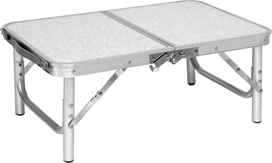 Campus Table Aluminum for Camping Foldable in Case 60x40x25cm White